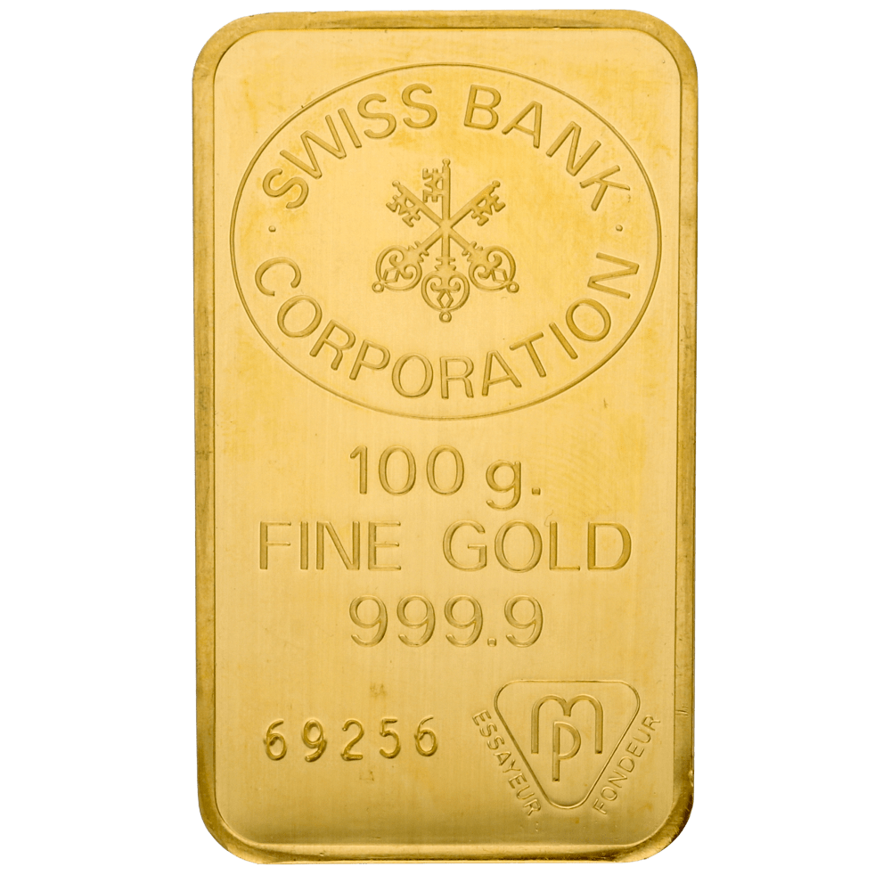 Goudbaar 100 gram diverse producenten