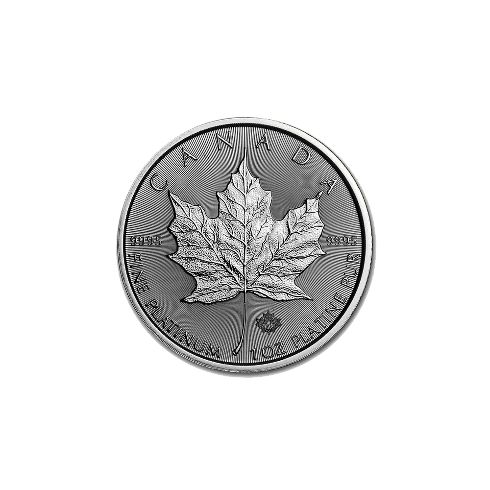Platina Maple Leaf 1 OZ divers jaar
