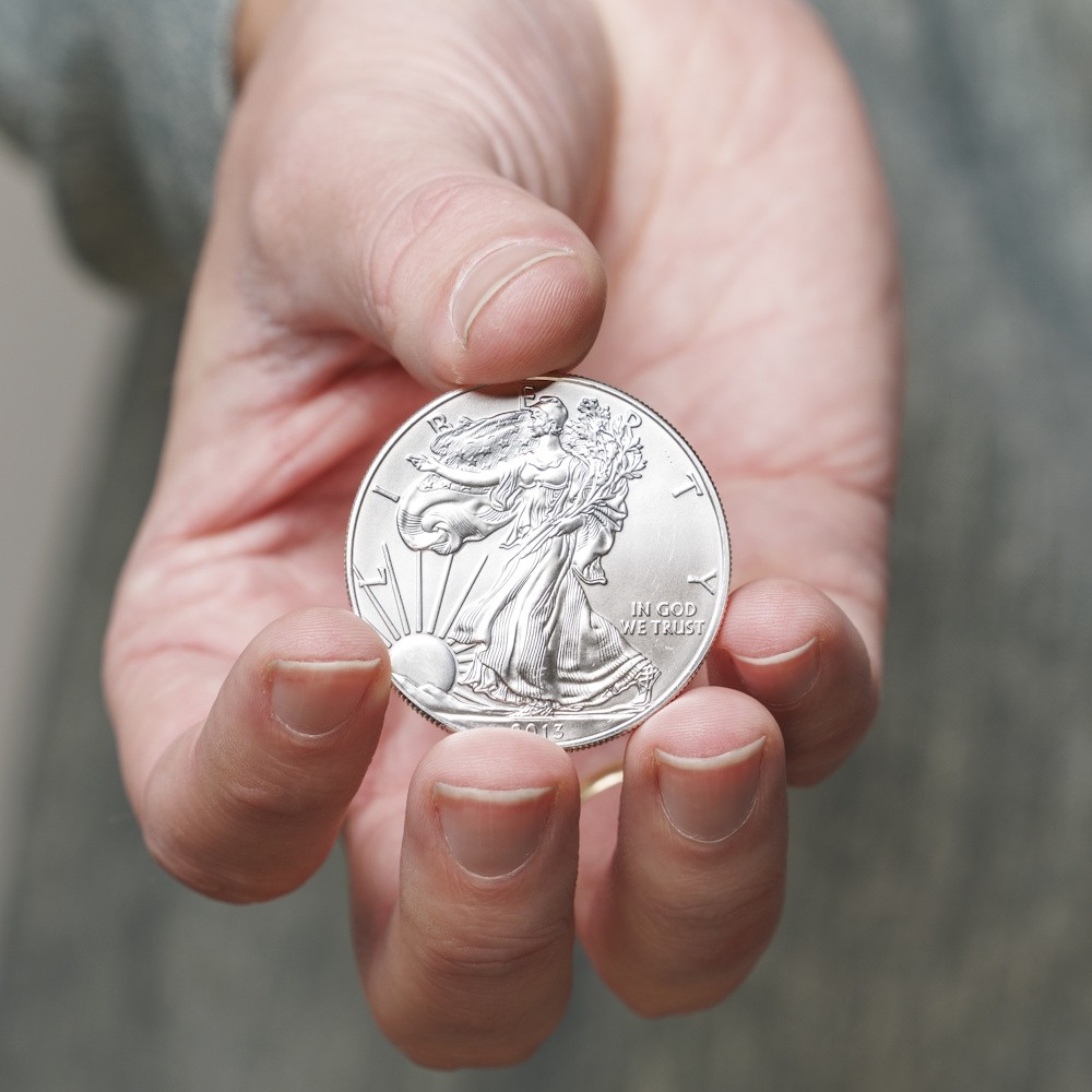 Zilveren American Eagle 1 OZ divers jaar