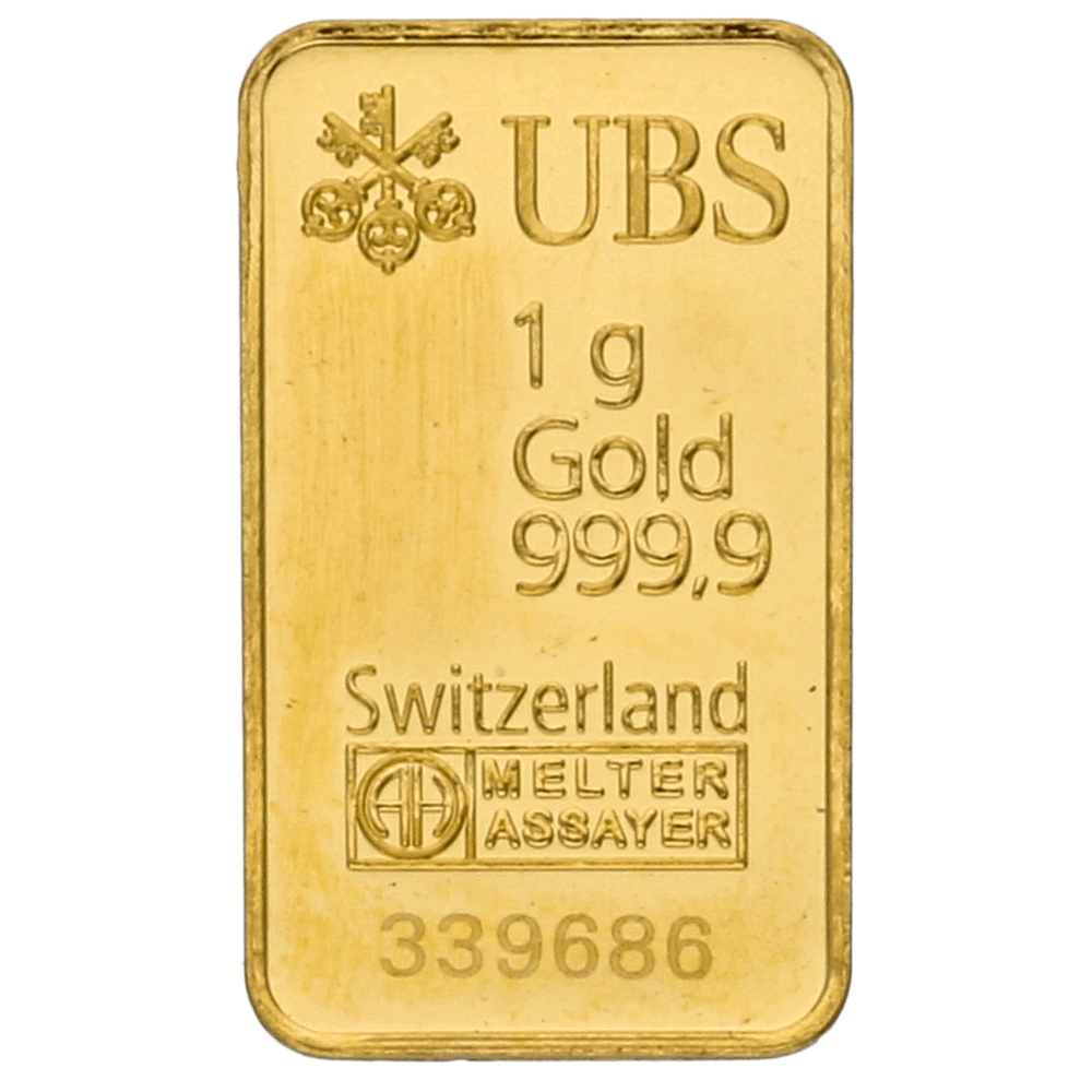 Goudbaar 1 gram diverse producenten